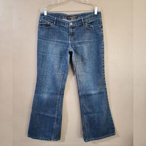 The Limited Womens Bootcut Jeans Size 12 Blue Low Rise Stretch